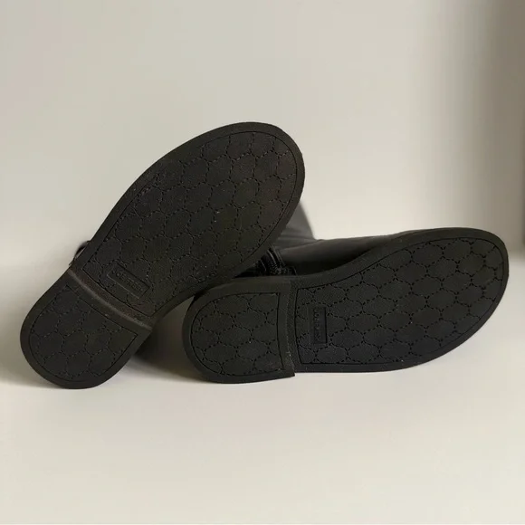 Girls Black Riding Boots - Picture 6 of 9